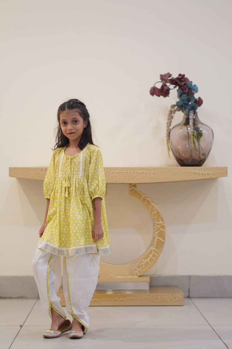 Short Kurta with Dhoti Pants