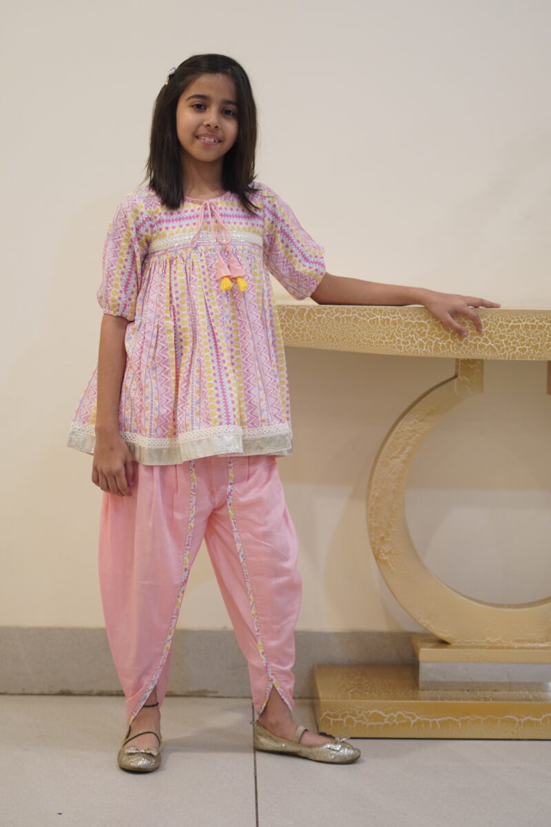 Short Kurta with Dhoti Pants