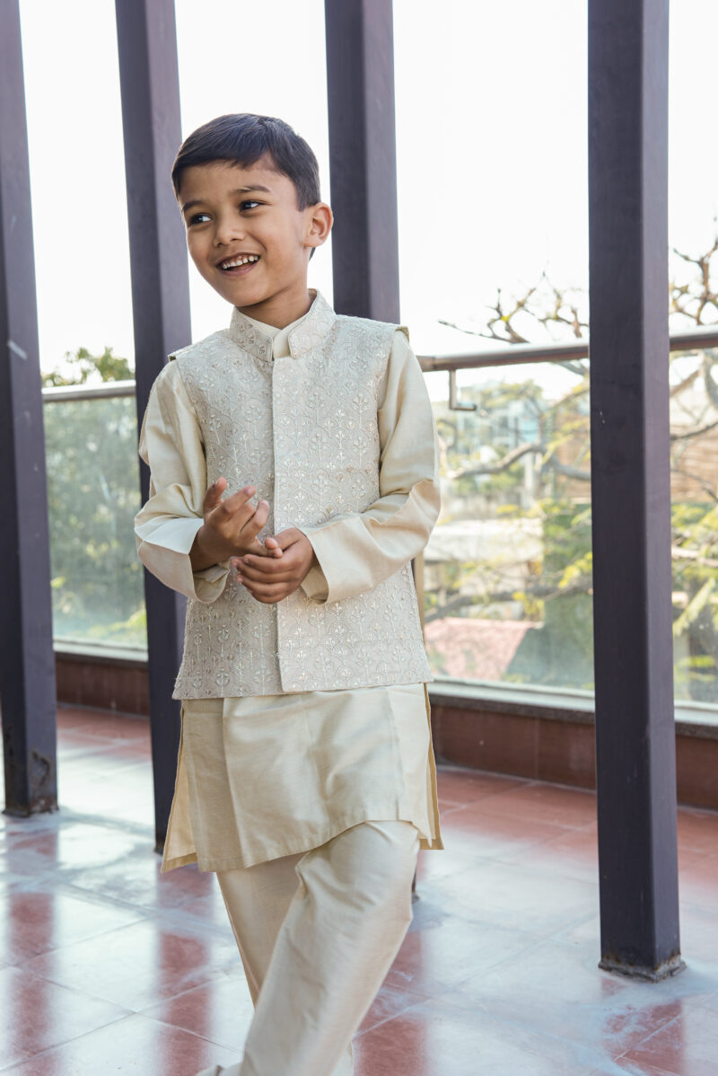 Kurta pajama with nehru jacket