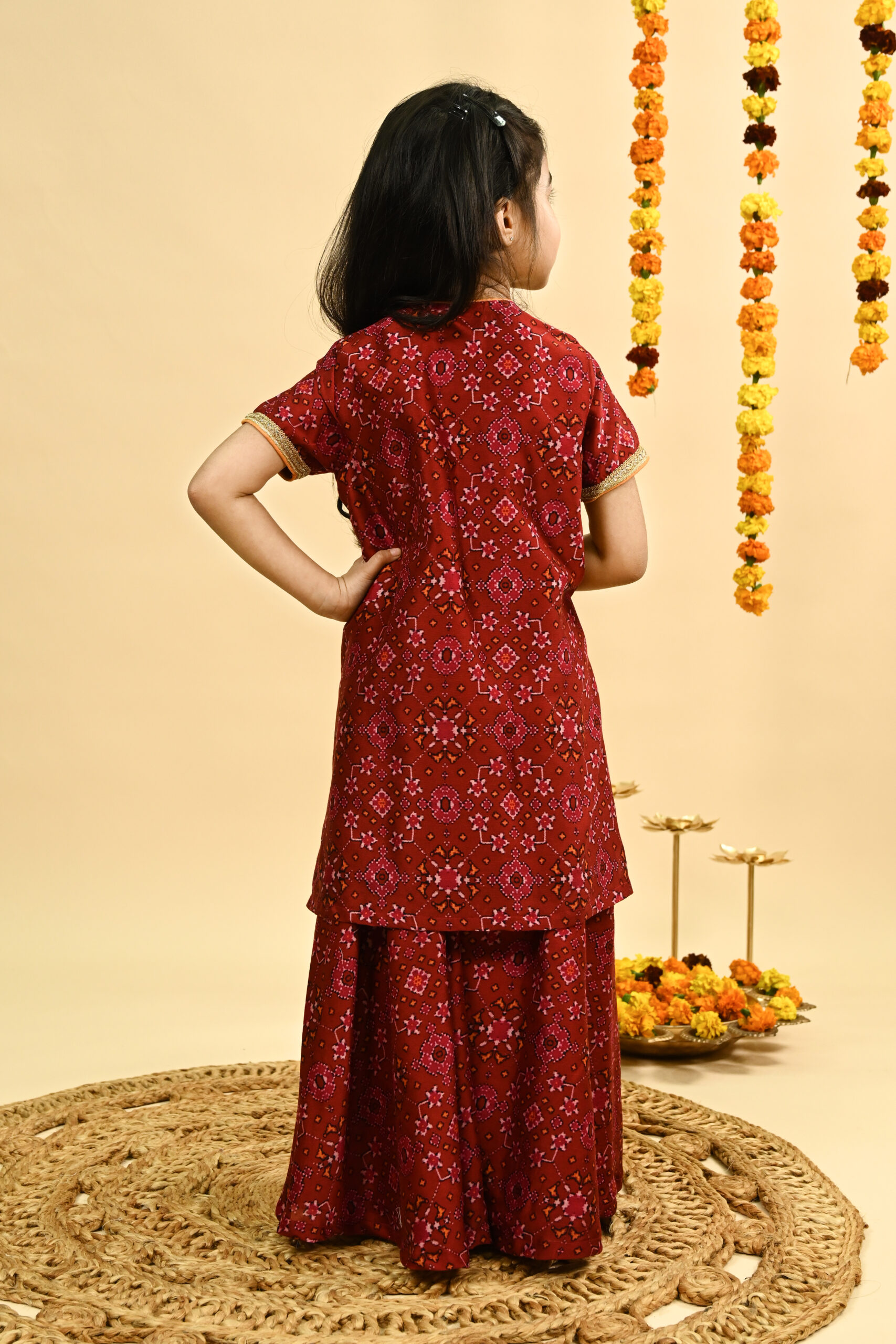 KURTA WITH SHARARA AND DUPPATTA - Image 2