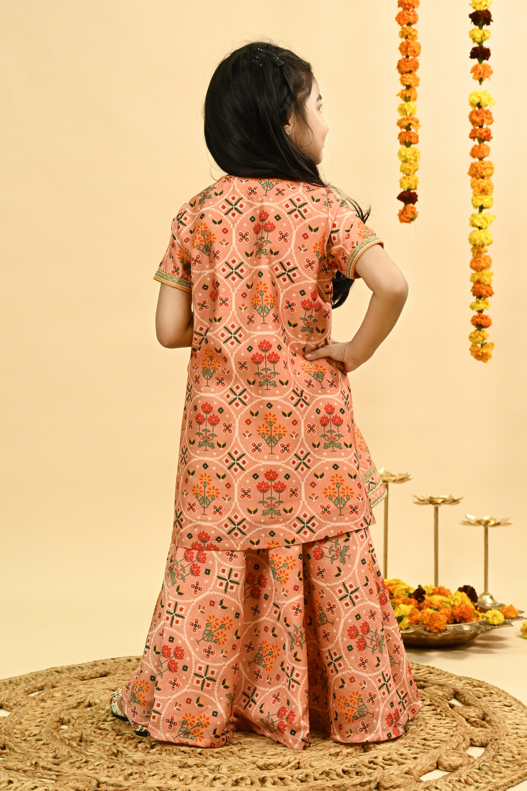 KURTA WITH SHARARA AND DUPPATTA - Image 4